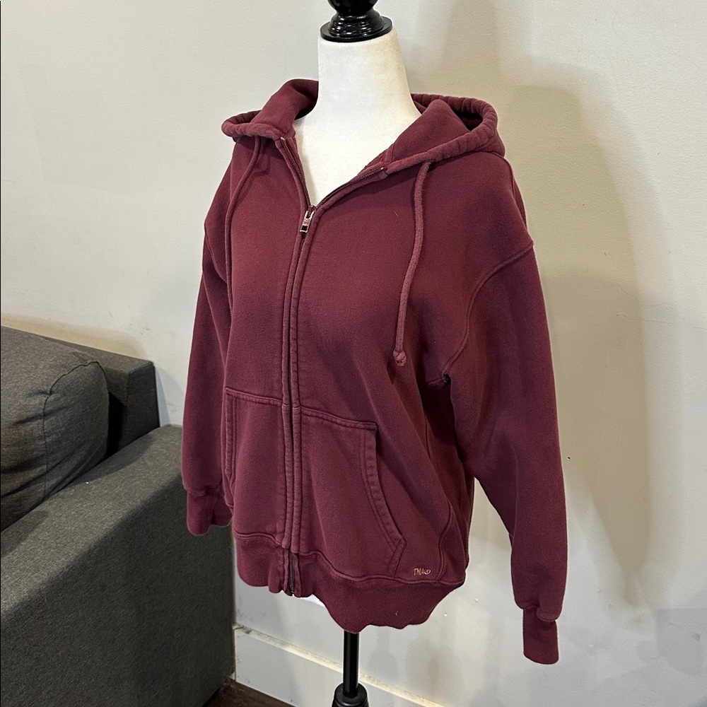 TNA Cozy Sweatfleece Boyfriend Zip Hoodie - Picture 3 of 7